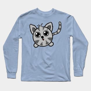 Round kitty Long Sleeve T-Shirt